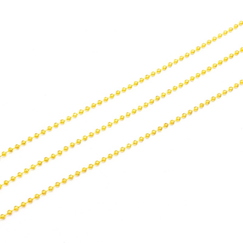 Kugelkette 2,5 mm in goldfarben 2 m