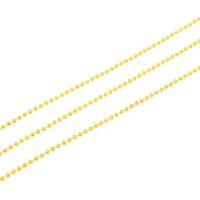 Kugelkette 2,5 mm in goldfarben 2 m