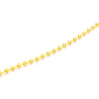 Kugelkette 2,5 mm in goldfarben 2 m