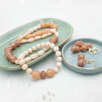 Lampworkperlen Mix Nude in verschiedenen Formen und...