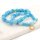 Lampworkperlen Mix Blau in verschiedenen Formen und Größen 100g