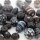 Lampworkperlen Mix Schwarz in verschiedenen Formen und Größen 100g