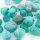 Lampworkperlen Mix Türkis in verschiedenen Formen und Größen 100g