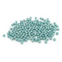 Glasperlen opak in Türkis 4 mm 200 Stück
