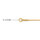 Elegante Schlangenkette aus 304 Edelstahl – 18k vergoldet – 45cm x 1mm – PVD Beschichtung