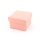 gemusterte Geschenkbox in Rosa 5x5x3,5 cm 2 Stück