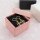gemusterte Geschenkbox in Rosa 5x5x3,5 cm 2 Stück