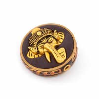 handgemachte Ganesha Perle aus Polymerton 29 mm