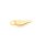 Anhänger als Herz aus Messing mit 18K Goldbeschichtung und bunten Zirkonias 23 mm