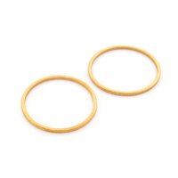 Verbinder als Ring 20 mm aus 304 Edelstahl in Goldfarben...