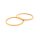 Verbinder als Ring 20 mm aus 304 Edelstahl in Goldfarben Ionenplattiert 2 Stück