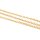 Ankerkette 4x3 mm aus 304 Edelstahl in Goldfarben mit IP-Beschichtung 1 Meter