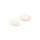 ovale Cabochons aus Perlmutt in Weiß 18 x 13 mm 2 Stück