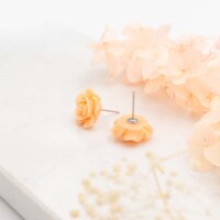 Ohrstecker mit 4 mm Klebepad aus 304 Edelstahl 20 Stück
