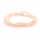 galvanisierte Glasschliffperlen 4 x 3 mm mit Farbverlauf in Rosa und Nougat 1 Strang mit 120 Perlen