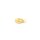 Motivanhänger 12 mm aus Messing, 18K Gold beschichtet, mit gefassten Zirkonias, 1 Stück