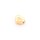 Herz-Perle aus 18k vergoldetem 304 Edelstahl 11 x 9 mm – IP-Beschichtung