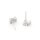 Ohrstecker mit Zirkonias und Pin aus Sterlingsilber 2 Stück