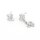 Ohrstecker mit Zirkonias und Pin aus Sterlingsilber 2 Stück