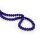 Glasschliffperlen Rondelle in Indigo-Blau 4x3 mm ca. 105 Stück DIY Schmuckperlen