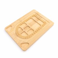 Perlenbrett aus Bambus 19,5 x 14 cm
