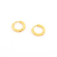 Creolen aus 304 Edelstahl 12 mm in Goldfarben...