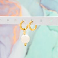 Creolen aus 304 Edelstahl 12 mm in Goldfarben...