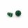zweiteilige Guru-Perle aus natürlicher Jade mit T-Bohrung in Dunkelgrün 10 mm 1 Set