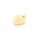 Medaillon als Herz aus 316 Edelstahl mit 18K Goldbeschichtung 22 mm