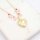 Medaillon als Herz aus 316 Edelstahl mit 18K Goldbeschichtung 22 mm