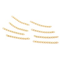 zarte Verlängerungskette 20 mm aus 304 Edelstahl in...