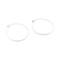 Creolen aus 925 Silber 26 mm 2 Stück