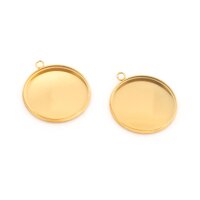 Fassung aus 304 Edelstahl in Goldfarben ionenbeschichtet...