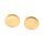 Fassung aus 304 Edelstahl in Goldfarben ionenbeschichtet für 20 mm Cabochons 2 Stück