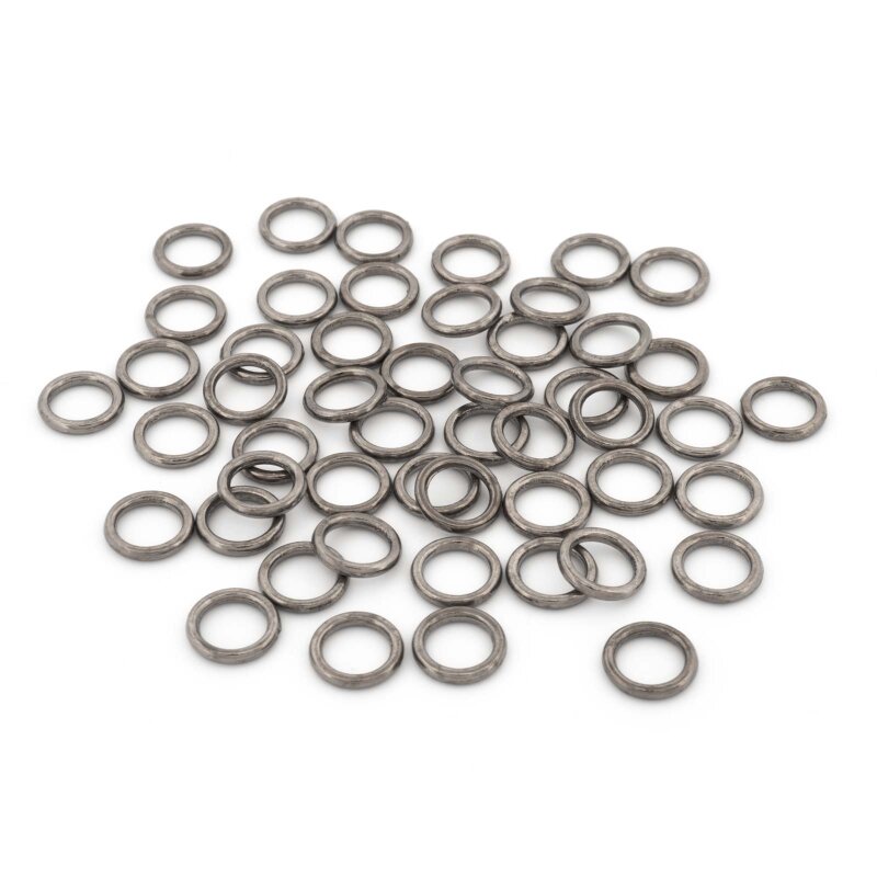 geschlossene Binderinge in Gunmetal 8 mm 50 Stück