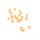 Zwischenperlen 3 mm aus Messing mit 14K Goldbeschichtung 20 Stück