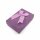 Geschenkbox in Lila mit Schleife 9 x 6 cm