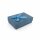 Geschenkbox in Blau mit Schleife 9 x 6 cm