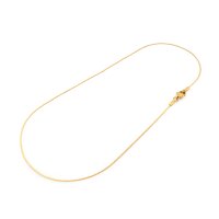 zarte Schlangenkette 0,8 mm aus 304 Edelstahl in...