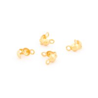 Quetschkalotten aus 304 Edelstahl 3 mm in Goldfarben...