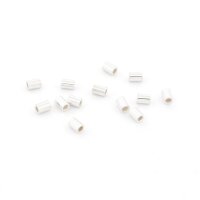 Quetschperlen aus 925 Silber 1,5 x 2,1 mm 10 Stück