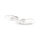 Brisuren mit Blatt aus 925 Silber mit Öse 19 x 11 mm ein Paar