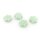 handgemachte Lampworkperlen als Blume in Mint 17 mm 4 Stück