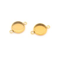 Fassung als Verbinder für 10 mm Cabochons aus...