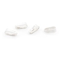 schlichte Collierschlaufen aus 925er Silber 8 mm 4...