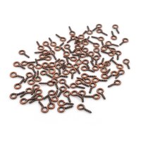Schraubösen in antik Kupferfarben 10 mm 100 Stück