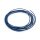 Lederband 2 mm Kobaltblau lackiert 2 Meter