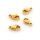 Karabinerverschluss aus 304 Edelstahl mit ionenplattierter 18K Goldbeschichtung 9 mm 10 Stück