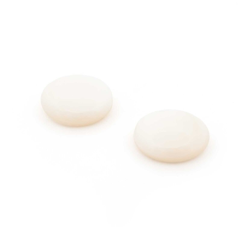 Cabochons aus Perlmutt 10,5 - 11 mm 2 Stück