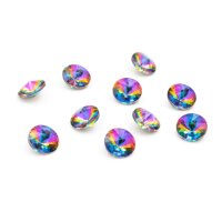 Strasssteine irisierend mit spitzer Klebefläche 6 mm...
